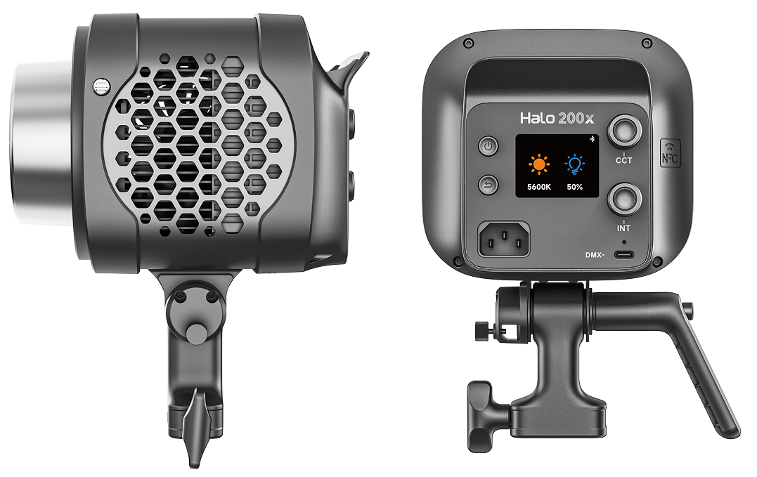 Amaran Halo 200x Compact 200W Bi-Color COB Light,LED Studio Light